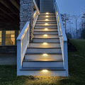 "No Electricity Bill! Solar Deck Lights (Pack of 4) – Auto Night Sensor, Waterproof Outdoor Lighting"